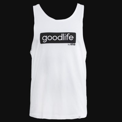 canotta bianca da uomo goodlife 2