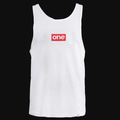 canotta bianca da uomo white one 2