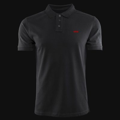 maglietta da uomo con colletto polo premium style black v5