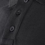 maglietta da uomo con colletto polo premium technique black