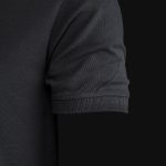 maglietta da uomo con colletto polo premium technique black 2