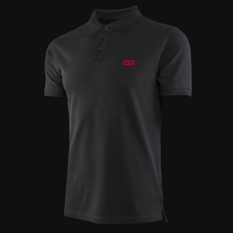 maglietta da uomo con colletto polo premium technique black 3