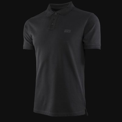 maglietta da uomo con colletto polo premium technique black v7