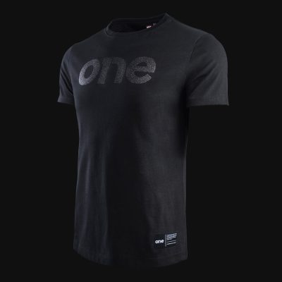 maglietta nera da uomo crystal one 1