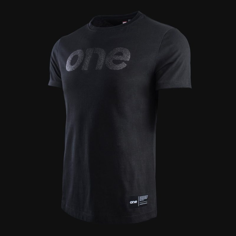 maglietta nera da uomo crystal one 1