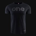 maglietta nera da uomo crystal one
