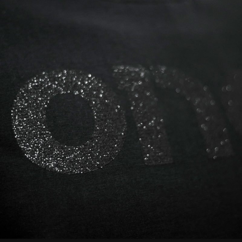maglietta nera da uomo crystal one 3