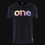 maglietta nera da uomo rainbow one 2