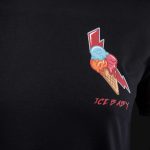 maglietta nera da uomo rainbow one 3