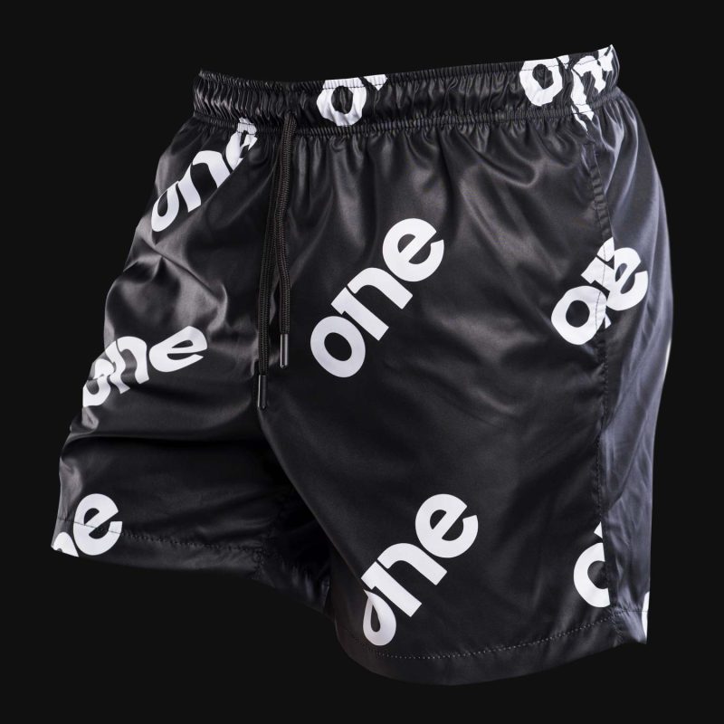 pantaloncini da bagno da uomo black one 1