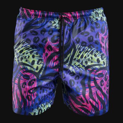 pantaloncini da bagno da uomo purple neon 2