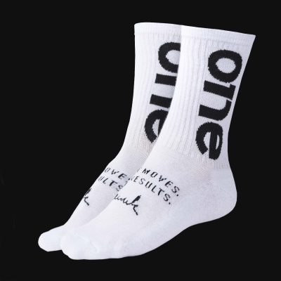 calze da uomo lunghe white one