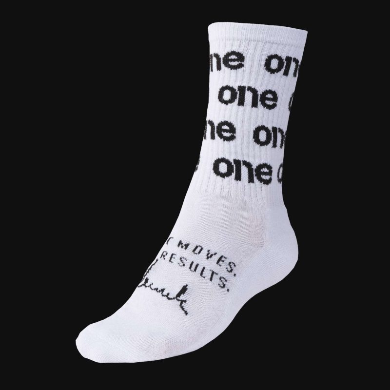 calze da uomo lunghe white one v02