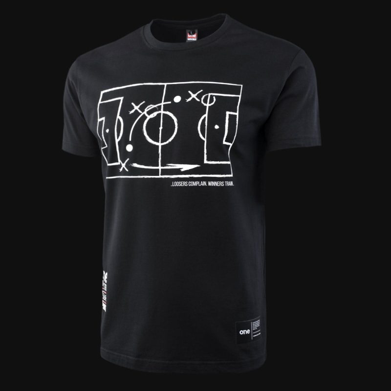 maglietta nera da uomo tactics one 2
