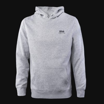 felpa grigia da uomo con cappuccio e tasca a canguro grey originals 3
