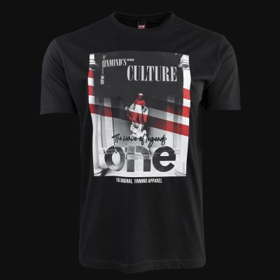 maglietta nera da uomo culture tee 2