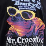 maglietta nera da uomo mr. croc 1