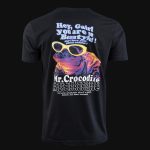 maglietta nera da uomo mr. croc 2