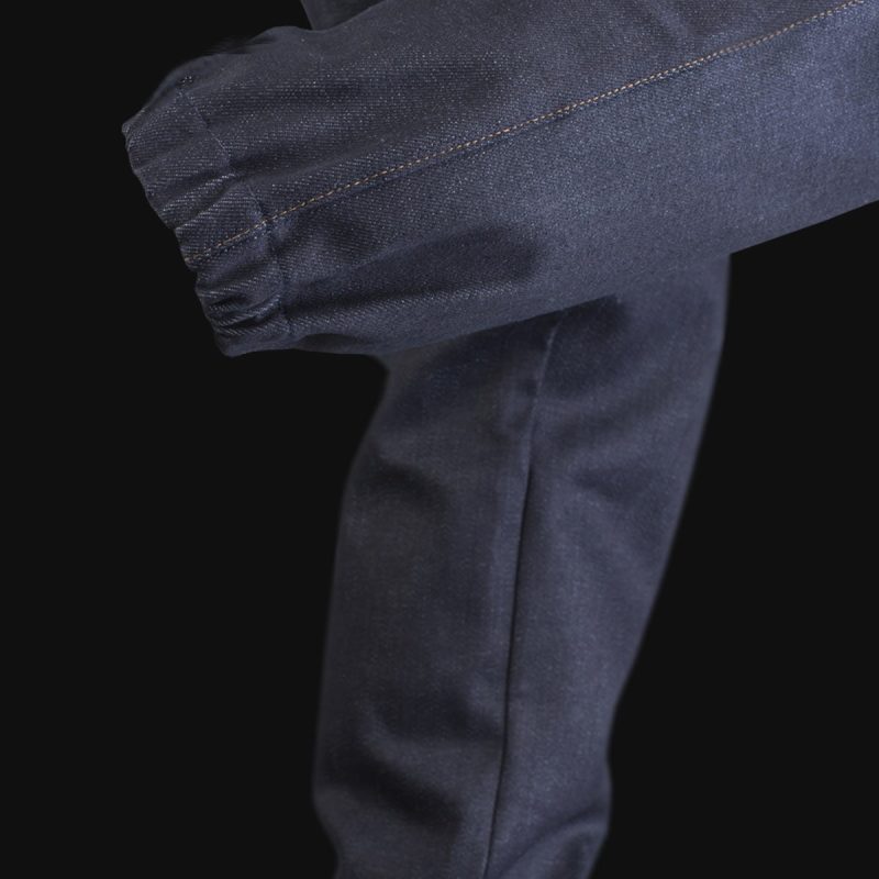 дънки baggy blue denim 2