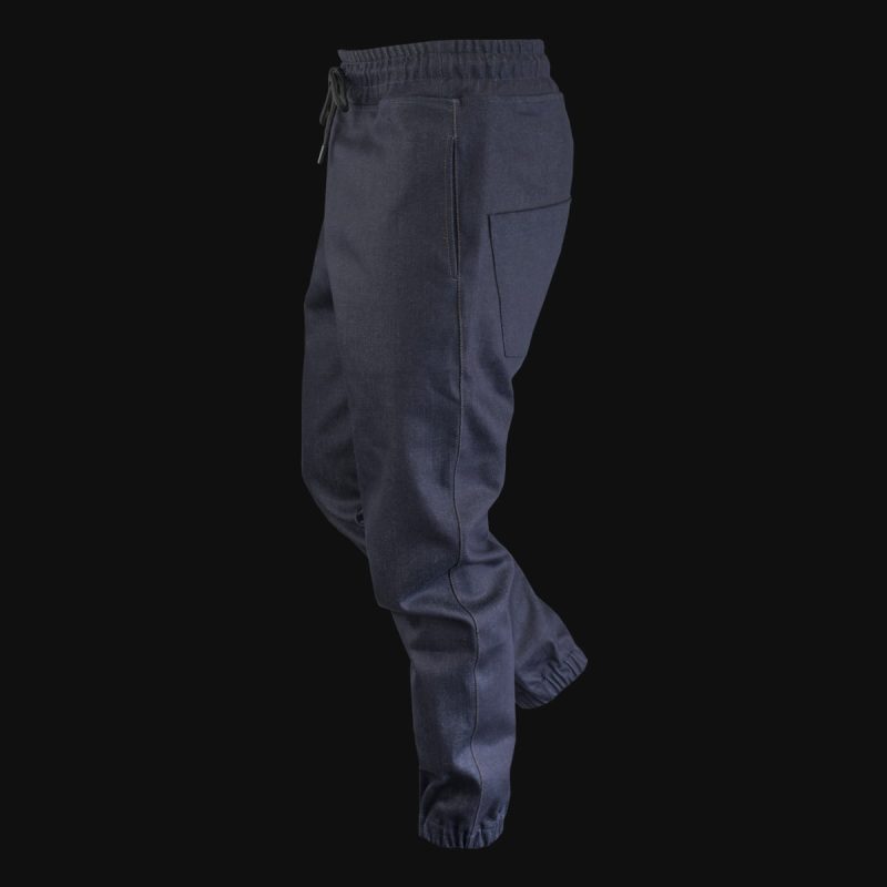 дънки baggy blue denim 5