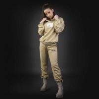 felpa da donna con cappuccio sand box 1
