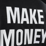 maglietta nera da uomo make money 2