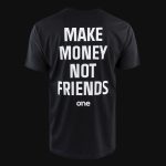 maglietta nera da uomo make money 4