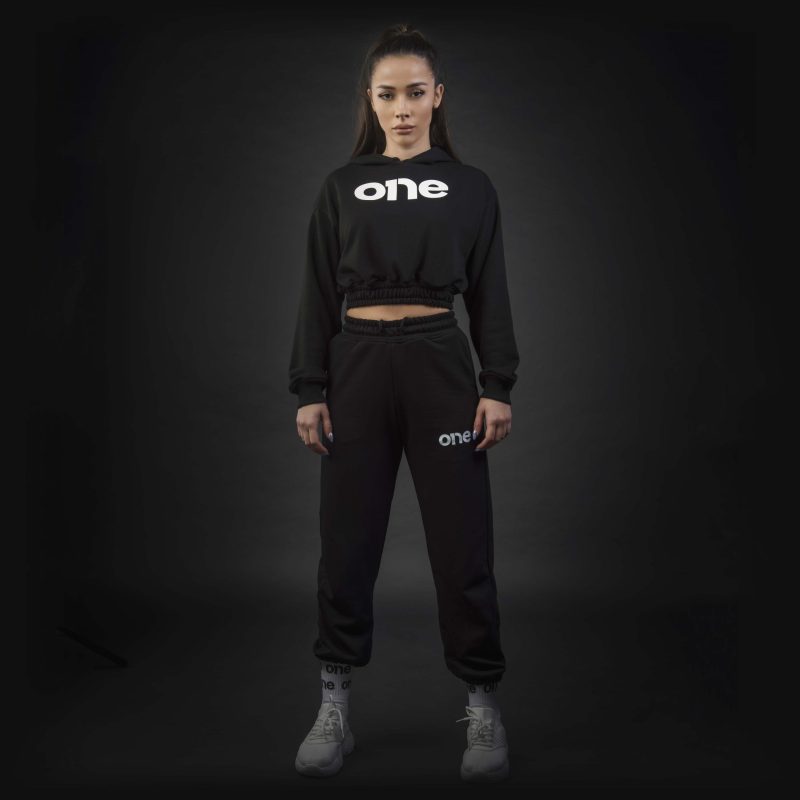 pantalone tuta da donna black one