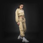pantalone tuta da donna sand one white 2
