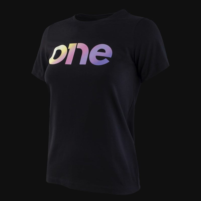 maglietta da donna slim fit rainbow one