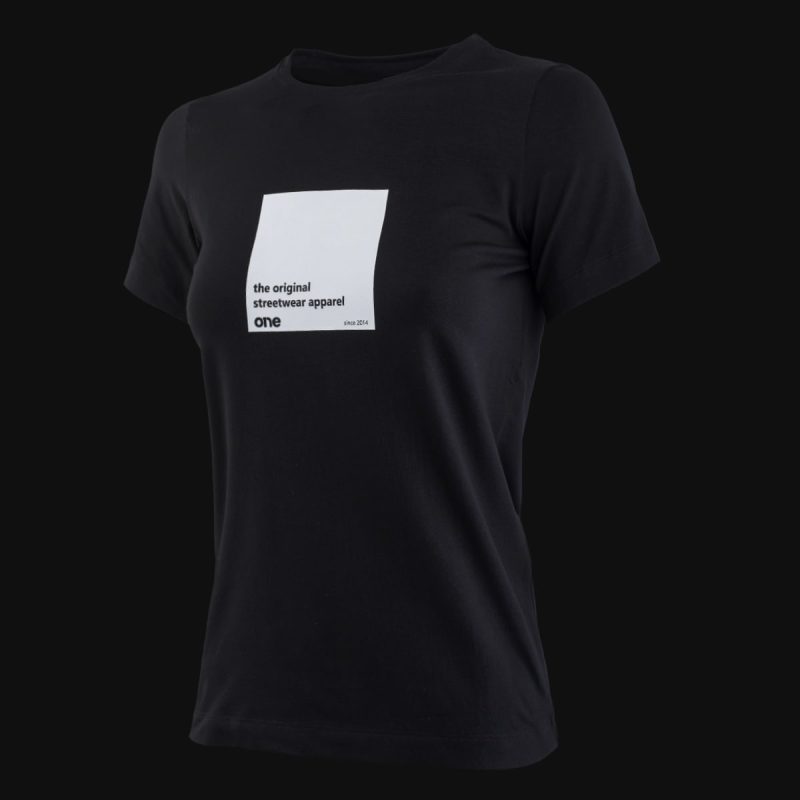 maglietta da donna slim fit white box 1