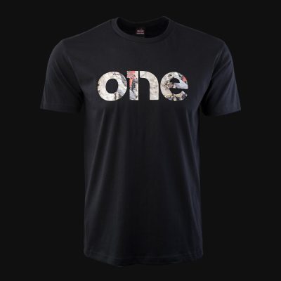 maglietta nera da uomo flr one 2