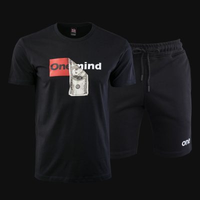 completo estivo da uomo one hundred black 2