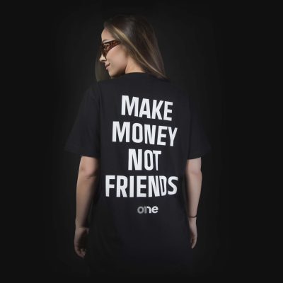 maglietta da donna oversize make money 2