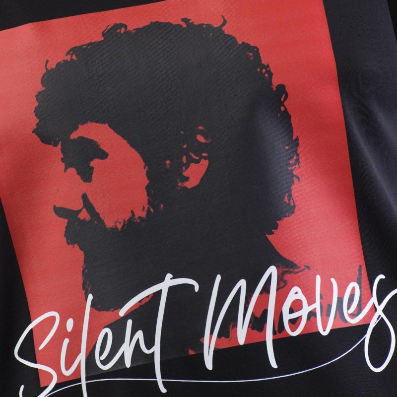 canotta nera da uomo silent moves 3