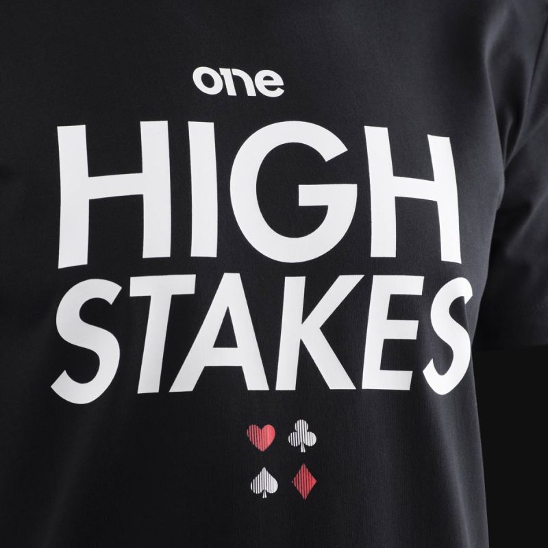 maglietta nera da uomo high stakes v.3