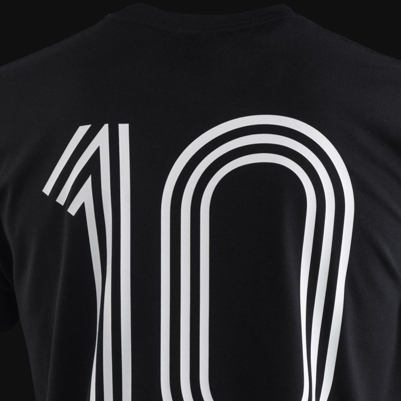 maglietta nera da uomo legendary 10