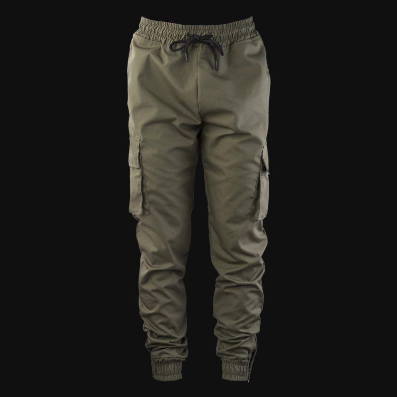 pantalone tuta da uomo in ripstop khaki 2
