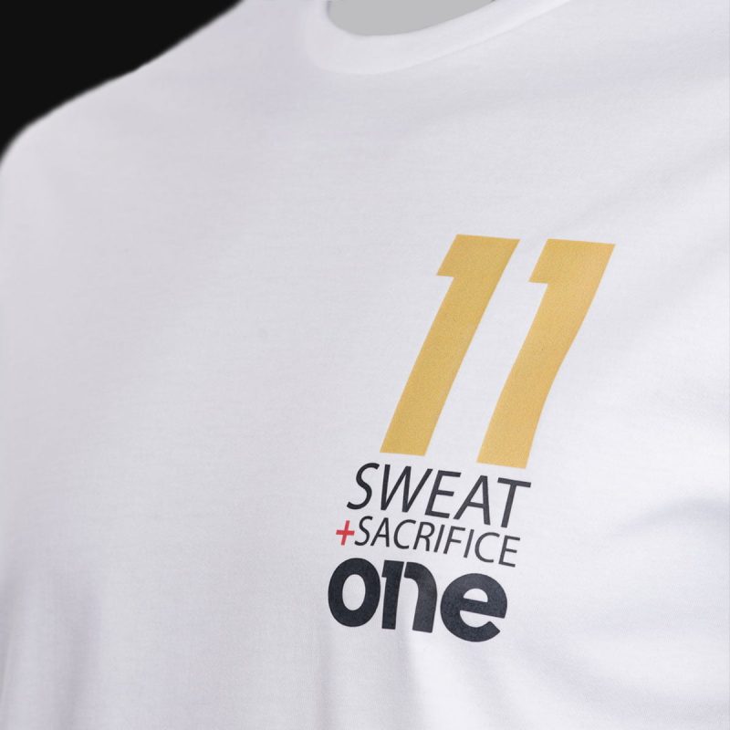 aglietta bianca da uomo sweat and sacrifice 1