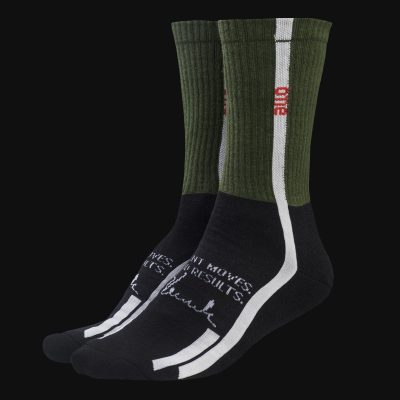 calze da uomo lunghe khaki 2