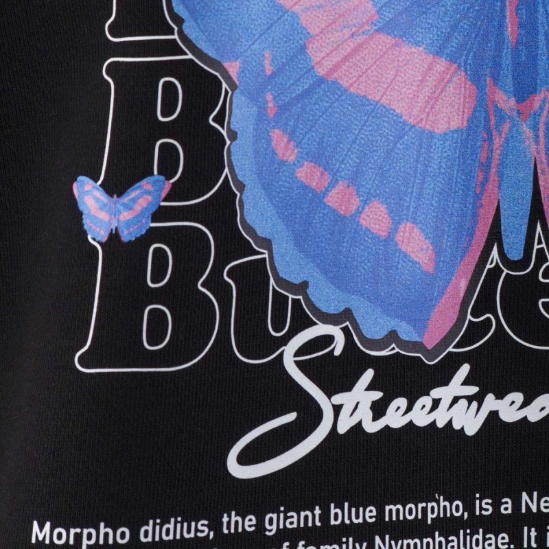 felpa da donna con cappuccio butterfly one 1