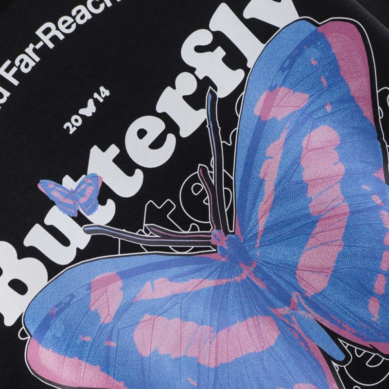 felpa da donna con cappuccio butterfly one 2