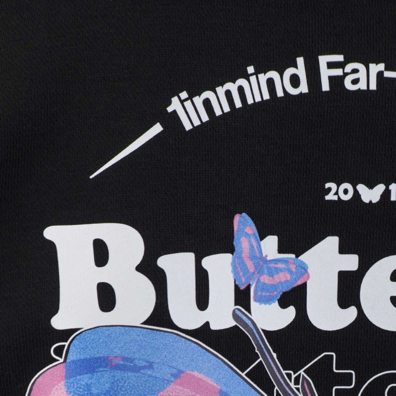 felpa da donna con cappuccio butterfly one