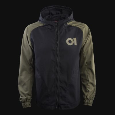giacca a vento da uomo con cerniera o1 bk one 4