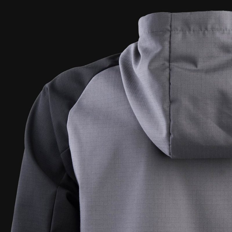 giacca a vento da uomo con cerniera o1 grey one 1
