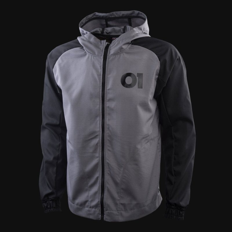 giacca a vento da uomo con cerniera o1 grey one 5