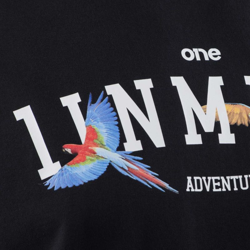maglietta nera da uomo adventure one 1