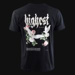maglietta nera da uomo highest place 3