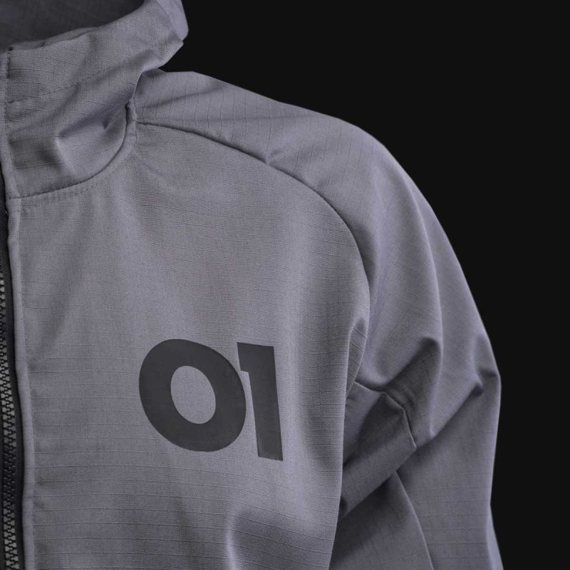 giacca a vento da uomo con cerniera chromatic o4