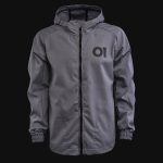 giacca a vento da uomo con cerniera chromatic o5